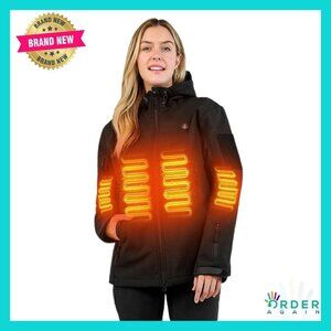 Heated Winter Coat Soft Shell Performance Jacket with Battery Pack